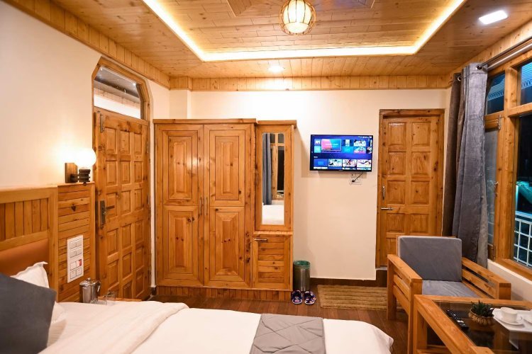 Snow Crest Shimla Bedroom Interior